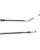 Moose Racing Schwarzer Vinyl-Kupplungszug CABLE CLUTCH MSE YAM