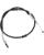 Moose Racing Schwarzer Vinyl-Kupplungszug CABLE CLUTCH MSE YAM