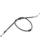 Moose Racing Schwarzer Vinyl-Kupplungszug CABLE CLUTCH MSE YAM