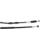 Moose Racing Schwarzer Vinyl-Kupplungszug CABLE CLUTCH MSE KAW
