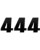 Moose Racing Vinyl-Startnummern NUMBER #4 6" BLACK