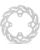 Moto-Master Flame Series starre Bremsscheibe BRAKE DISC REAR