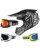Oneal 5Series Crosshelm Rider schwarz weiss mit TWO-X Race Brille