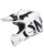 Oneal 2Series Crosshelm Slick schwarz weiss mit TWO-X Race Brille