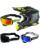 Oneal 2Series Rush Crosshelm schwarz gelb inkl. TWO-X Atom Crossbrille