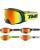 Oneal Blade Charger Downhill Helm neon rot mit TWO-X Rocket Brille