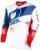 Oneal Element Factor Jersey weiss blau rot S rot blau