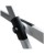 Oneal Ersatzteil Race Tent Double Rod Connector schwarz