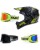 Oneal Backflip MTB Helm Zombie schwarz neon mit TWO-X Race Brille