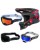 Oneal Blade MTB Helm Rio schwarz rot mit TWO-X Atom Brille