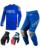Oneal Matrix Ridewear Combo 21 blau Crosshose Jersey Handschuhe