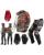 Oneal Mayhem Crank Combo weiss rot Hose Shirt Handschuhe