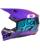 Oneal MX Helm Combo 3SRS NOVA lila mit TWO-X Atom Brille