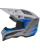 Oneal MX Helm Combo EX-SRS MAGMA blau grau mit TWO-X Atom Brille