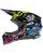 Oneal Kinder MX Helm Combo 1SRS STIXX schwarz bunt mit TWO-X Race Brille