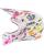 Oneal Kinder MX Helm Combo 1SRS STIXX weiss bunt mit TWO-X Race Brille