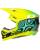 Oneal Kinder MX Helm Combo 3SRS NOVA neon gelb mit TWO-X Race Brille
