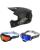 Oneal MX Helm Combo 3SRS ACID schwarz grau mit TWO-X Atom Brille