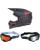 Oneal MX Helm Combo 3SRS NOVA schwarz mit TWO-X Atom Brille