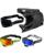 Oneal Transition MTB Helm Solid schwarz mit TWO-X Atom Brille