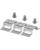 Polisport Ersatz Armadillo Montagematerial BOLTS + CLIPS