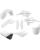 Polisport Karosserie-Kit für Yamaha Plastikkit YZ85 22- WH