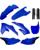 Polisport Komplettes Karosserie-Kit für Yamaha BODY KIT YZ65 -19 BL