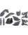 Polisport Plastikkit YZ RSTLD 02-14 GREY 41671