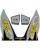 Pro Circuit T-6 Auspuffaufkleber DECAL T6 GRAY