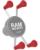 Ram Mounts X-Grip® Ersatz-Halterungskappen XGRIP POST CAP RED