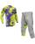Thor Kids MX Combo Hose Shirt Launchmode Bleach grau gelb