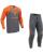 Thor Kids MX Combo Hose Shirt Ridemode Menace grau orange