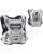 Thor Kinder Guardian MX Roost Deflector Brustpanzer weiss schwarz XXS-XS weiss schwarz