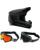 Thor Kinder MX Helm Combo FLEET BLACKOUT schwarz matt mit TWO-X Race Brille