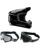 Thor Kinder MX Helm Combo FLEET BLACKOUT schwarz mit TWO-X Race Brille