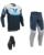 Thor MX Combo Hose Shirt Launchmode Air Raptor blau grau