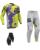 Thor MX Combo Hose Shirt Launchmode Bleach grau gelb