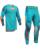 Thor MX Combo Hose Shirt Sportmode Damascus blau