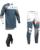 Thor MX Combo Hose Shirt Sportmode League blau weiss