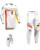 Thor MX Combo Hose Shirt Sportmode Synth weiss