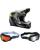 Thor MX Helm Combo FLEET CAMBER schwarz lila mit TWO-X Atom Brille