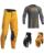 Thor Pulse Combo Mono grau gelb Hose Jersey Handschuhe