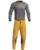 Thor Pulse Combo Mono grau gelb Hose Jersey Handschuhe