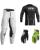 Thor Pulse Combo Mono schwarz weiss Hose Jersey Handschuhe