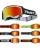 Alpinestars MX Helm Combo S-M7 Solid schwarz matt mit TWO-X Atom Brille