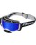 TWO-X ATOM Crossbrille white black - BLIZZARD verspiegelt blau weiss schwarz