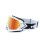 TWO-X Race Crossbrille weiss verspiegelt irridium