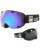 TWO-X AIR Skibrille schwarz verspiegelt blau schwarz