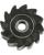 UFO Kettenrolle CHAIN ROLLER KX450F 19- BLACK